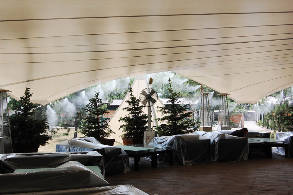 Системы туманообразования для кафе и ресторанов