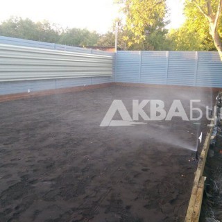 Монтаж полива для рулонного газона