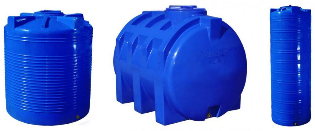 Пластиковые емкости как часть системы полива