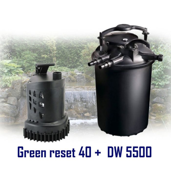 комплект насос Sicce DW 5500 + фильтр Sicce Green Reset 40