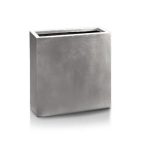 Вазон прямоугольный высокий Лофт 72х60х23 Серый